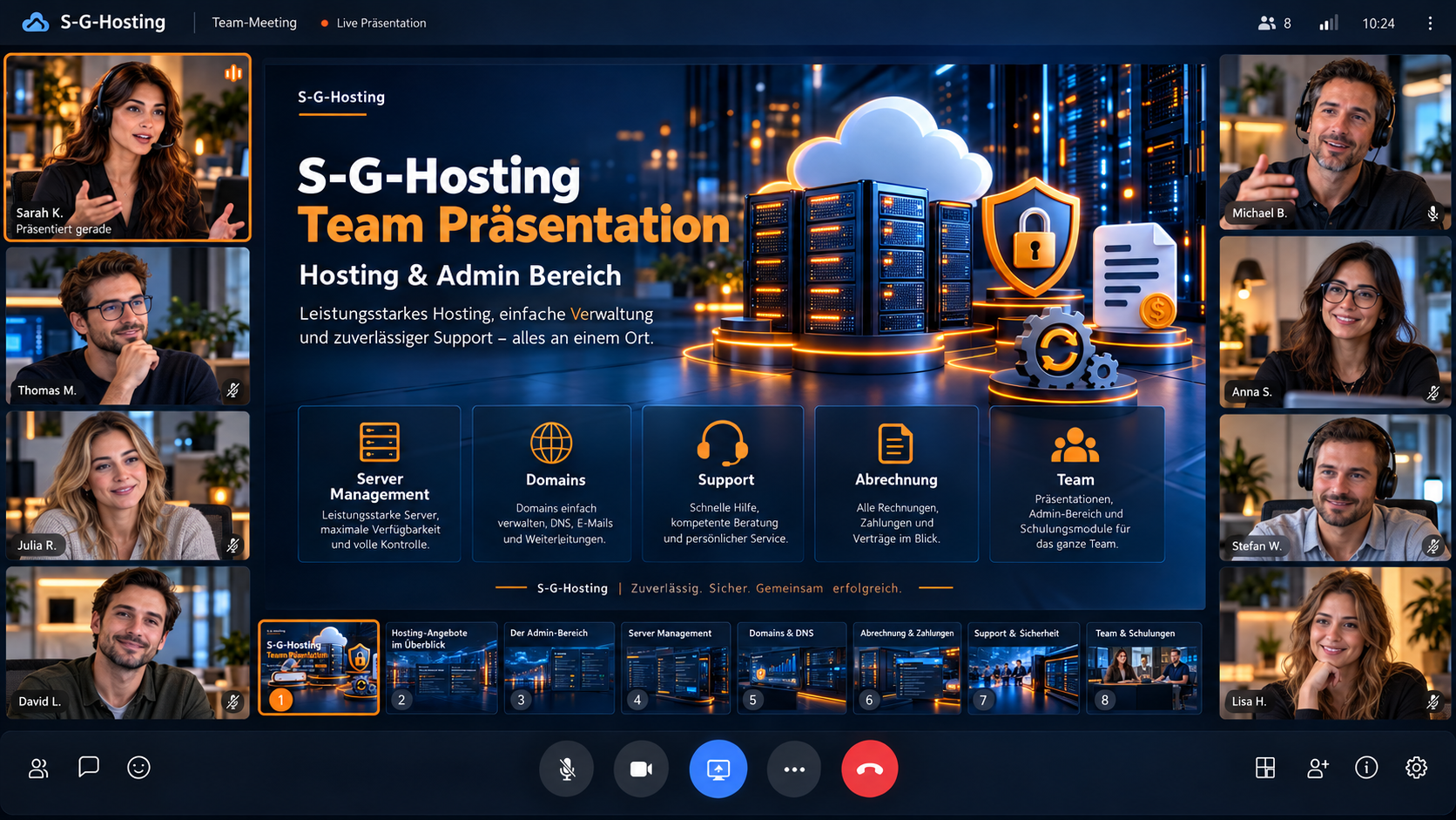 S-G-Hosting Kundenbereich